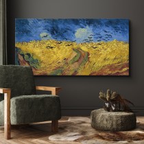 Vincent van Gogh - Vetefält med kråkor